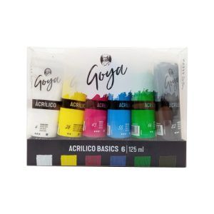 Set 6 Acrílicos Basics 125 ml. Art.-Nr. 09M820501