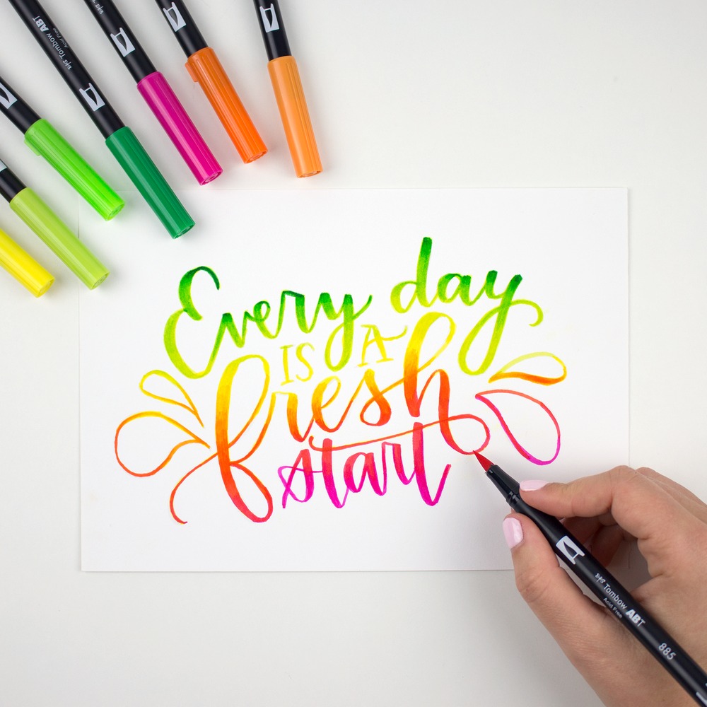 Tombow 18 ABT Dual Brush Pens – Primary Colors Art.-Nr. ABT-18P-1