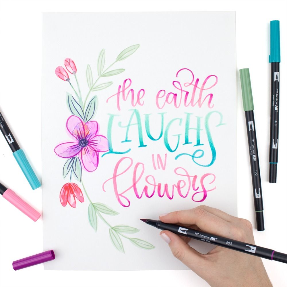 Rotulador ABT Dual Brush Pen (96) Pink Punch 803