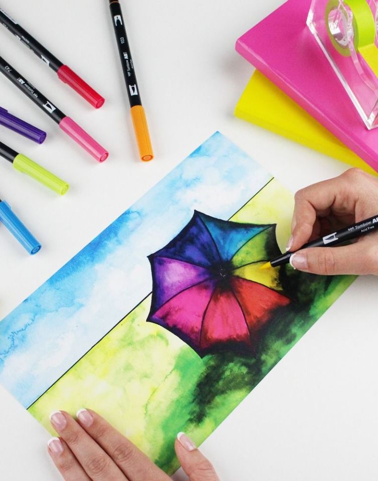 Tombow 12 ABT Dual Brush Pens – Portrait Colors Art-Nr. ABT-12P-4