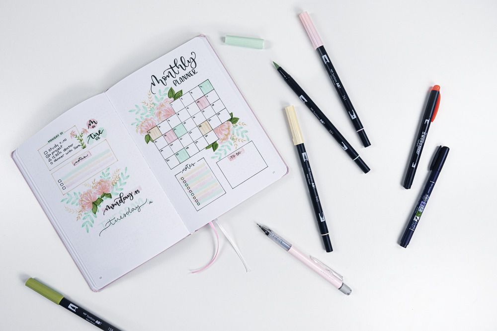 Tombow Creative Journaling Kit Pastel Art.-Nr. BUJO-SET1