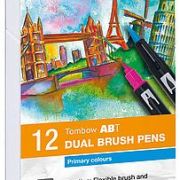 Tombow 12 ABT Dual Brush Pens – Primary Colors Art.-Nr. ABT-12P-1