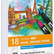 Tombow 18 ABT Dual Brush Pens – Primary Colors Art.-Nr. ABT-18P-1