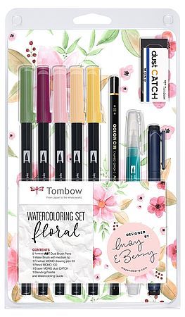 Tombow Watercoloring Set Floral Art.-Nr. WCS-FL