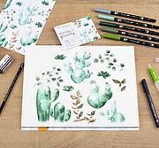 Tombow Watercoloring Set Floral Art.-Nr. WCS-FL