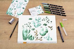 Tombow Watercoloring Set Floral Art.-Nr. WCS-FL