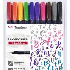 Tombow 10 Fudenosuke Punta Flexible Art.-Nr. WS-BH-10P