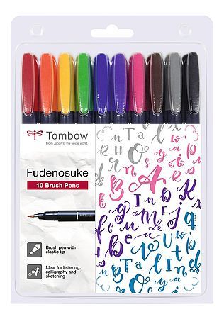 Tombow 10 Fudenosuke Punta Flexible Art.-Nr. WS-BH-10P