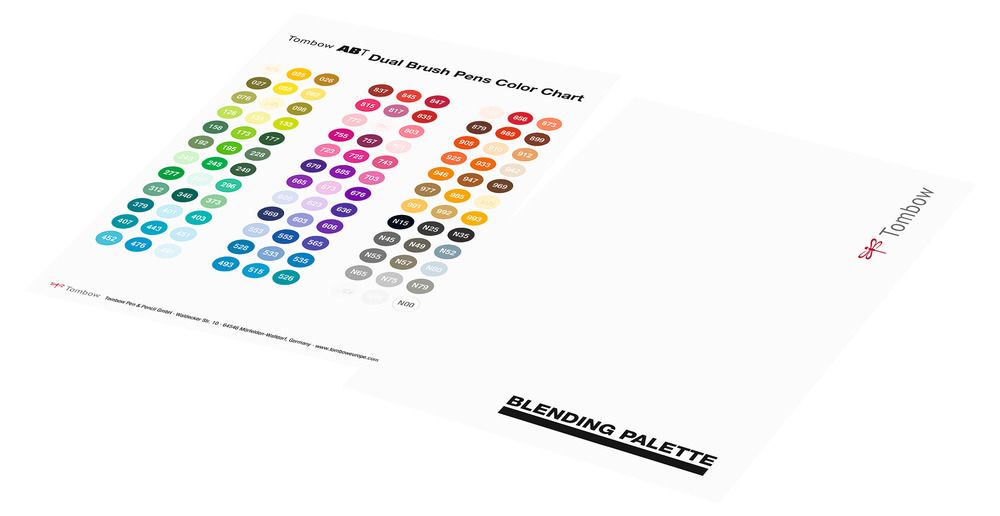 Paleta para Mezclar Tombow Art.-Nr. BLENDING-PAL-L-3P