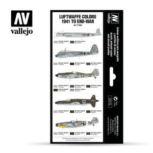Set Luftwaffe colors 1941 to end-war Art.-Nr. 71.166