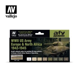 Set 8 WWII US Army Europe & North Africa Art.-Nr. 71.625