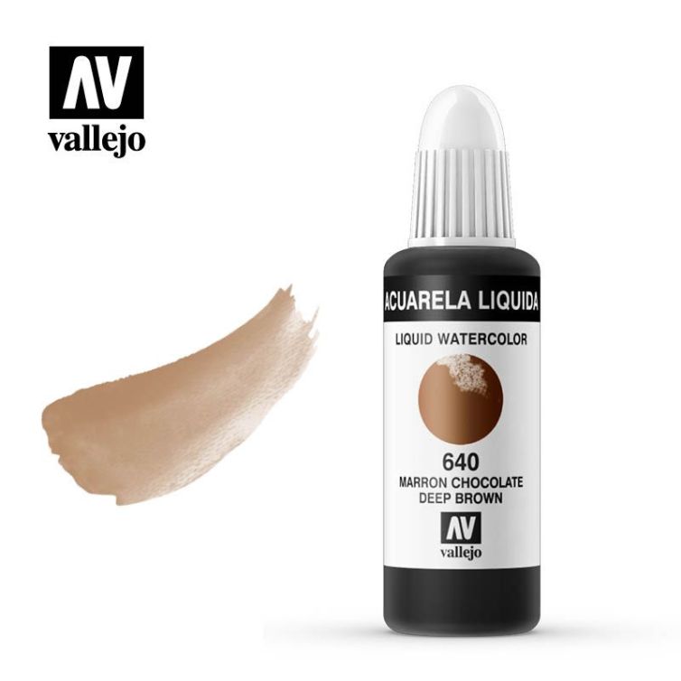 Acuarela Líquida 640 Marrón Chocolate Art.-Nr. 33.640