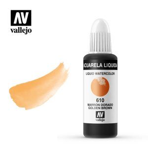Acuarela Líquida 610 Marrón Dorado Art.-Nr. 33.610