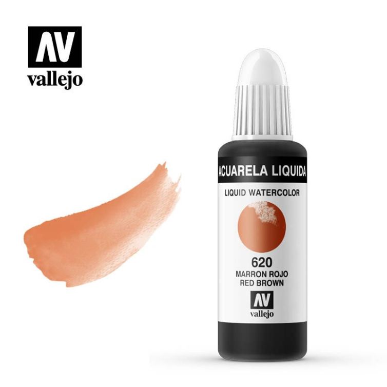 Acuarela Líquida 620 Marrón Rojo Art.-Nr. 33.620