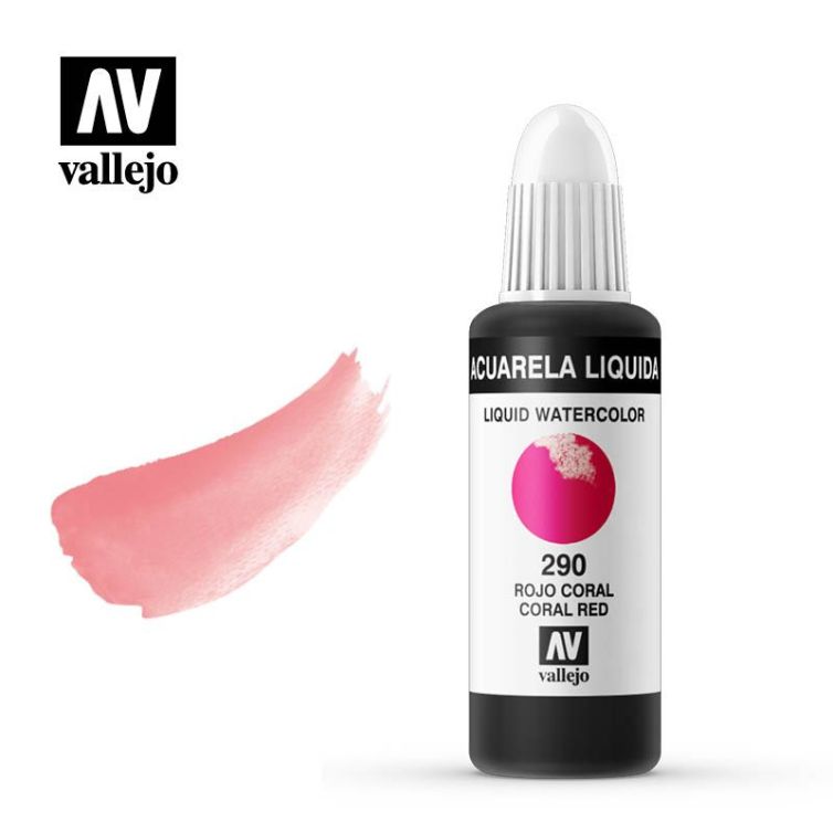 Acuarela Líquida 290 Rojo Coral Art.-Nr. 33.290