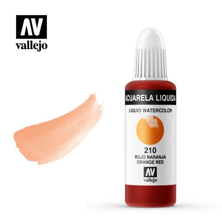 Acuarela Líquida 210 Rojo Naranja Art.-Nr. 33.210