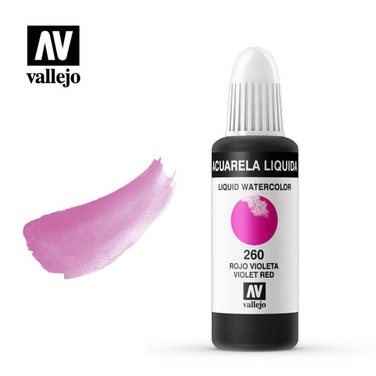 Acuarela Líquida 260 Rojo Violeta Art.-Nr. 33.260