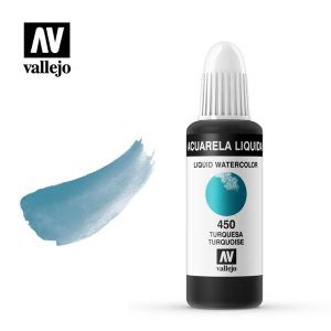 Acuarela Líquida 450 Turquesa Art.-Nr. 33.450