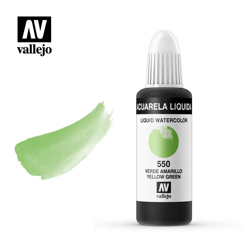 Acuarela Líquida 550 Verde Amarillo Art.-Nr. 33.550