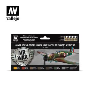 Set Armée de l’Air colors 1939 to 1942 “Battle of France” & Vichy AF Art.-Nr. 71.626