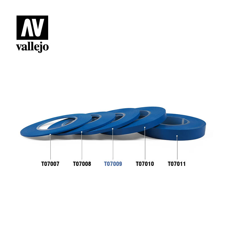 Cinta de Enmascarar Flexible 3 mm x 18 m Art.-Nr. T07009
