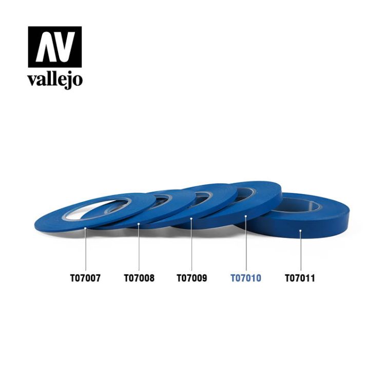 Cinta de Enmascarar Flexible 6 mm x 18 m Art.-Nr. T07010