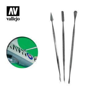 Set de 3 Curetas de Acero Inoxidable Art.-Nr. T02002