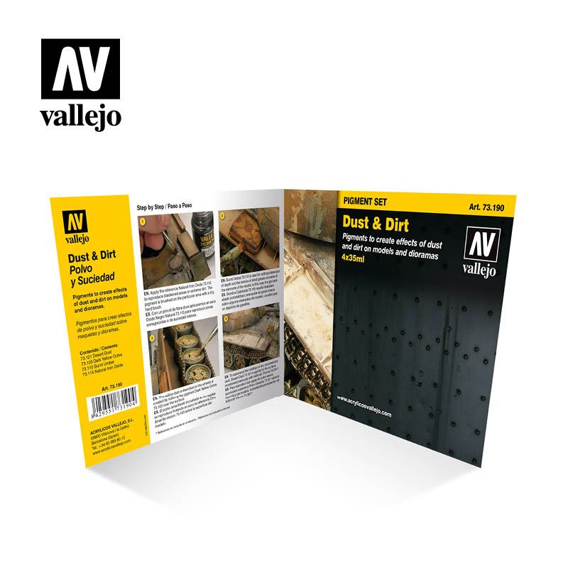 Set Pigmentos Polvo y Suciedad 4uds Art.-Nr. 73.190