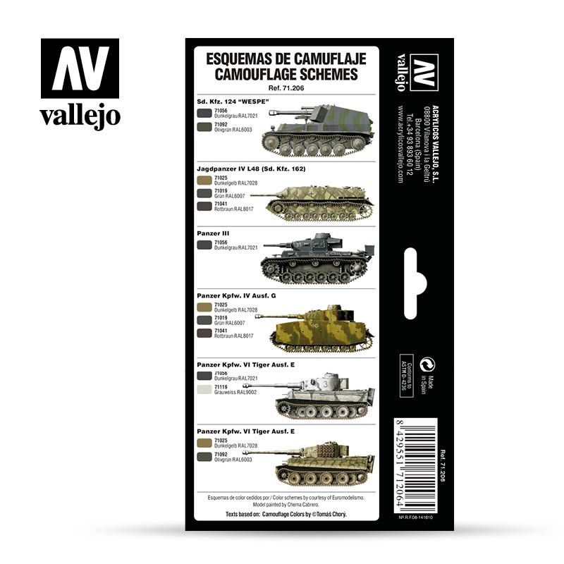 Set Model Air AFV German WWII 1940-45 8c Art.-Nr. 71.206