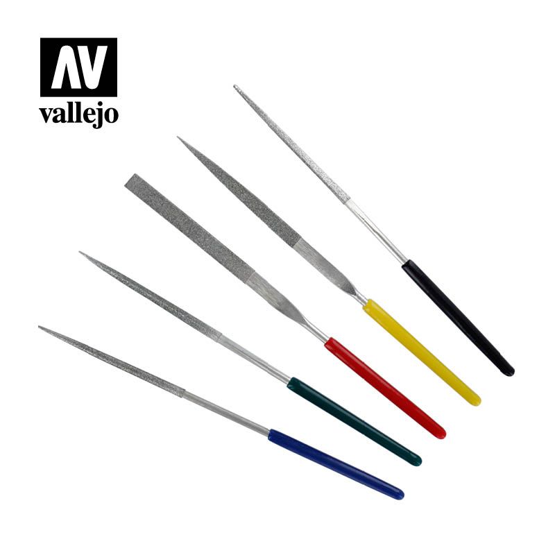 Set de 5 Mini Limas de Diamante Art.-Nr. T03004