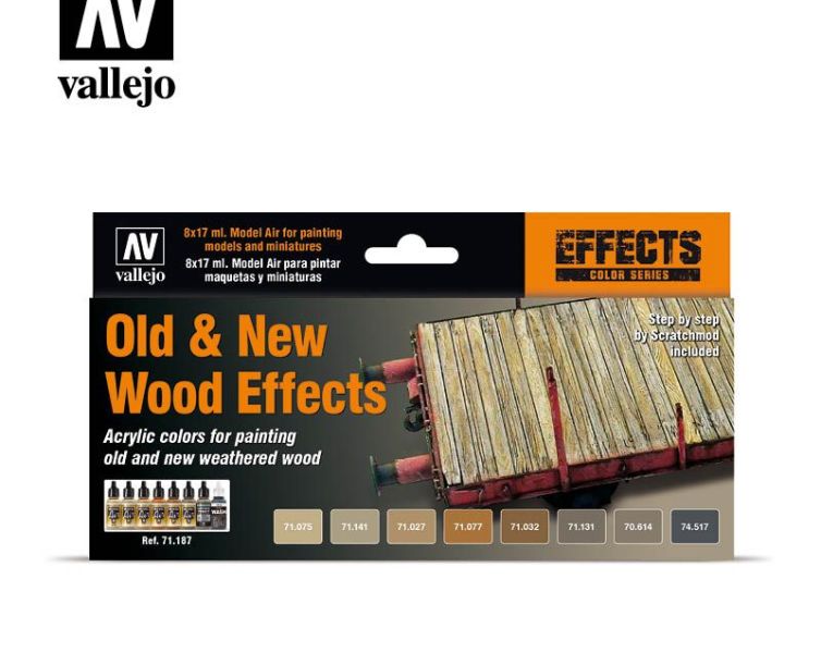 Set Model Air Efectos Madera Old & New Art.-Nr. 71.187