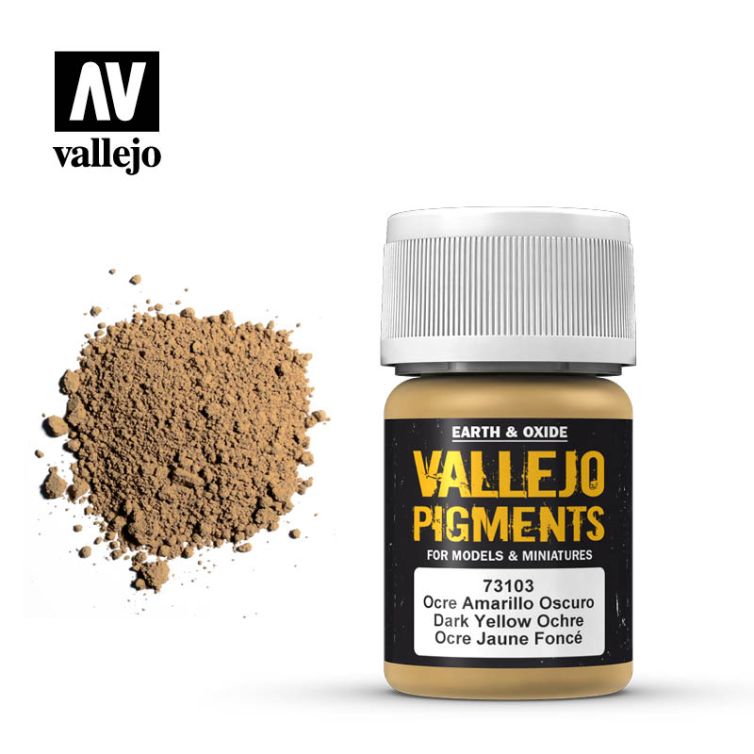 Vallejo Pigments (03) Ocre Amarillo Oscuro 35ml Art.-Nr. 73.103
