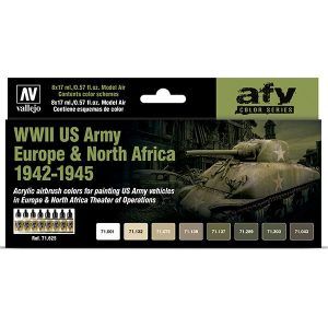 Set 8 WWII US Army Europe & North Africa Art.-Nr. 71.625