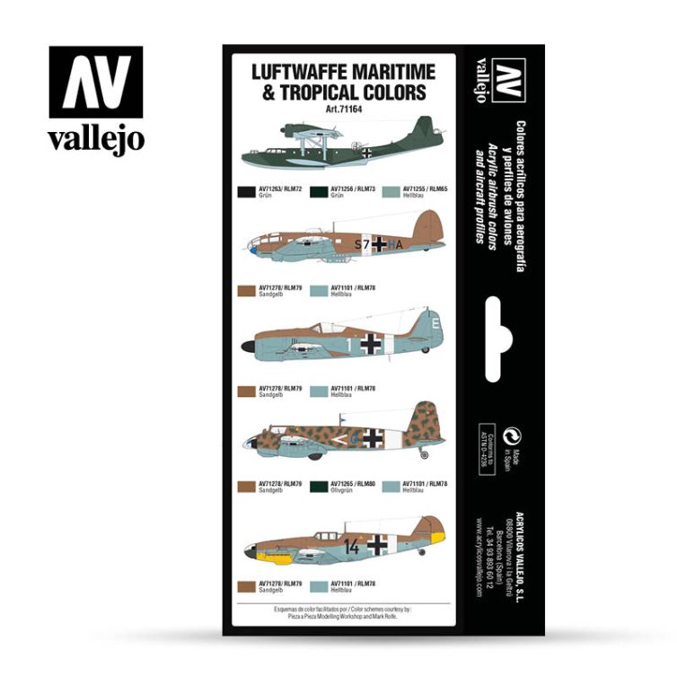 Set Luftwaffe Maritime & Tropical Colors Art.-Nr. 71.164