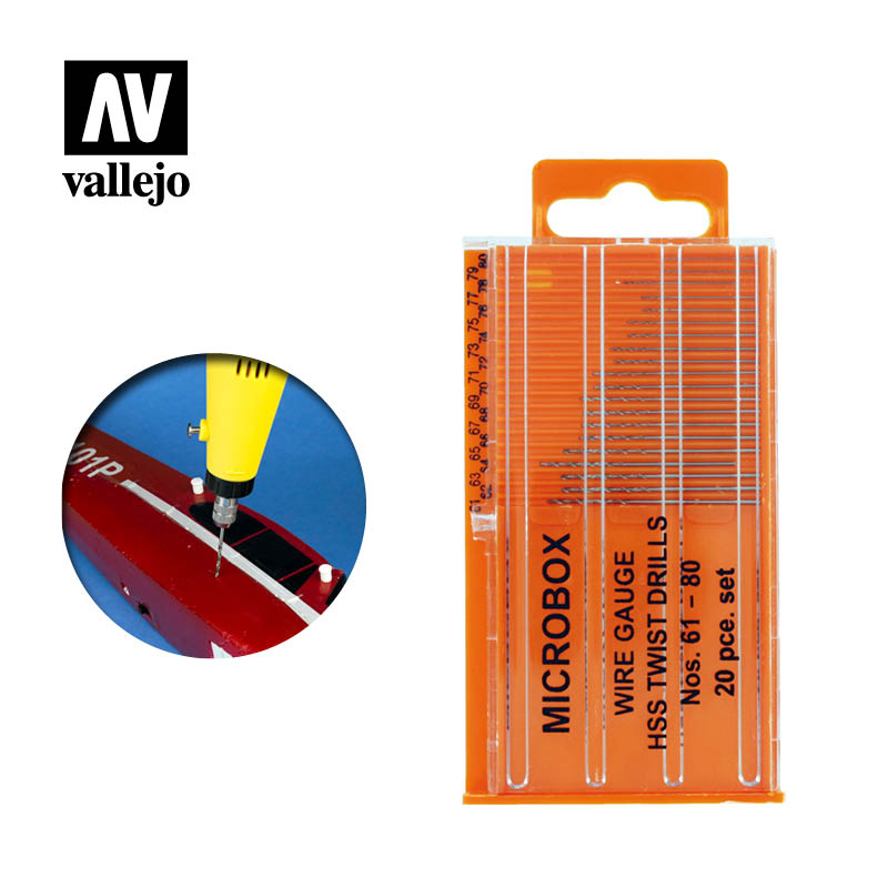 Set de 20 Brocas, núm. 61-80 Art.-Nr. T01002