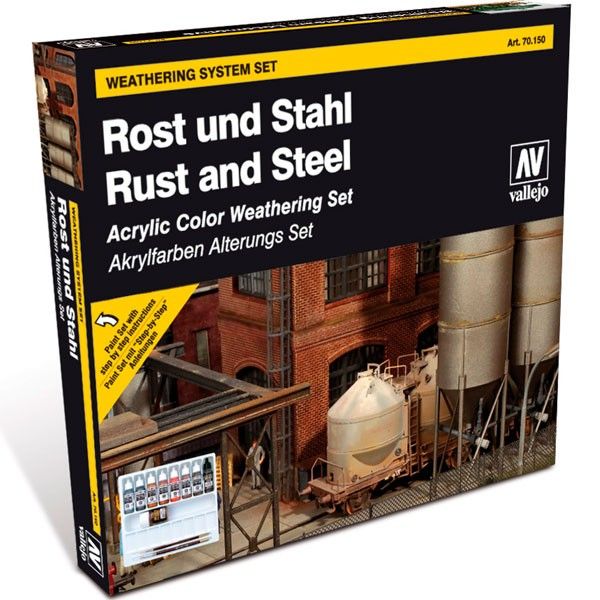 Set Pinturas Efectos de Acero y Óxido Art.-Nr. 70.150
