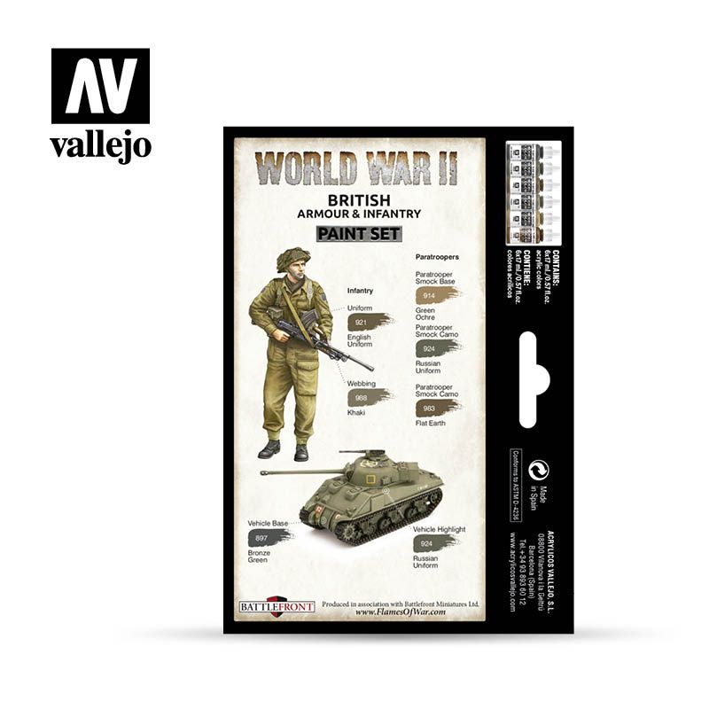 Set WWII British Armour & Infantry Art.-Nr. 70.204