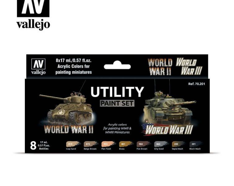 Set 8 Model Color Utility Paint Set Art.-Nr. 70.201