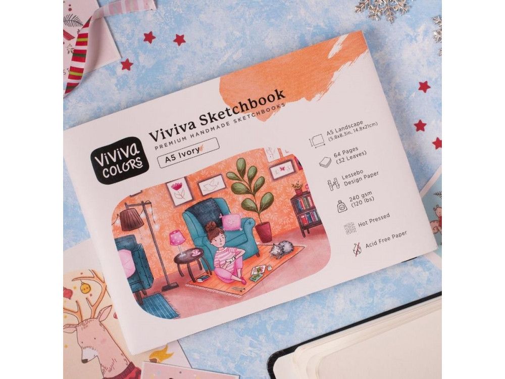 Cuaderno A5 Marfil Viviva Art.-Nr. VV276009