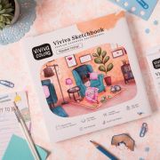 Cuaderno 19×19 Marfil Viviva Art.-Nr. VV276010