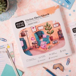 Cuaderno 19x19 Marfil Viviva Art.-Nr. VV276010