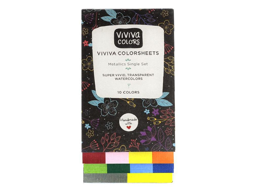 Hojas de Colores Metálicos Viviva Art.-Nr. VV276004