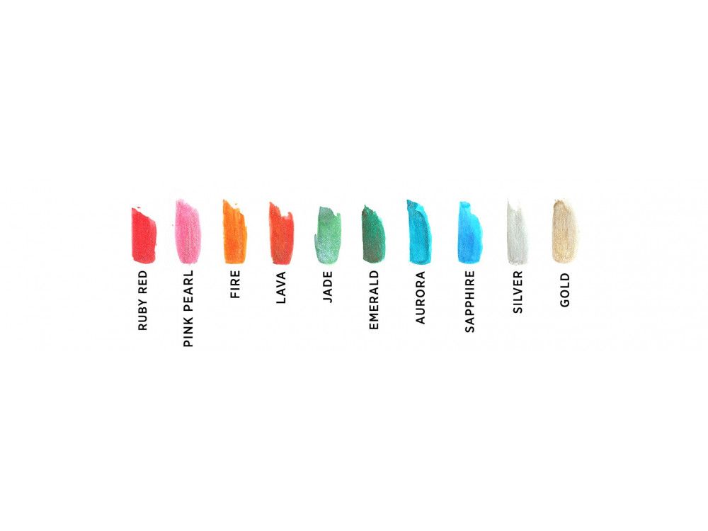 Hojas de Colores Metálicos Viviva Art.-Nr. VV276004