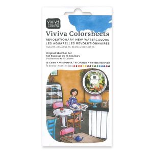 Hojas de Colores Originales + Pincel Viviva Art.-Nr. VV276001