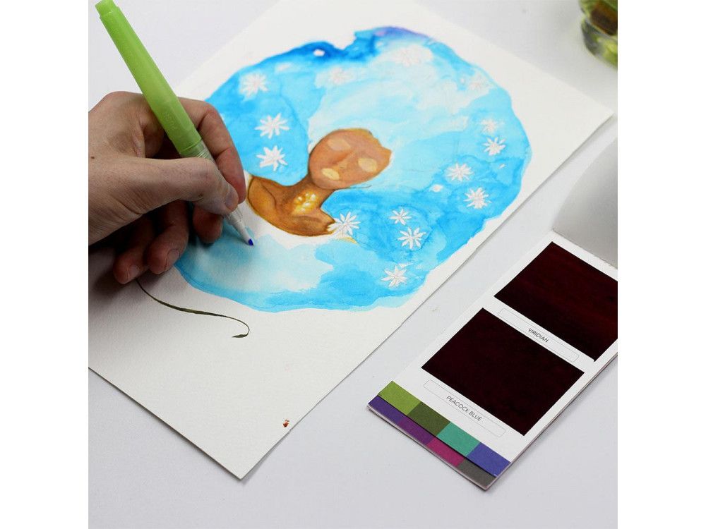 Hojas de Colores Originales + Pincel Viviva Art.-Nr. VV276001