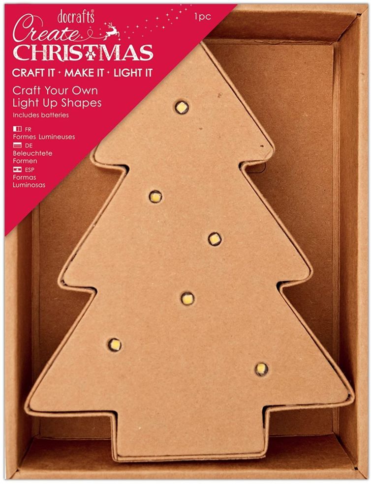 Craft forma Árbol de Navidad con luz Art.-Nr. PMA 160943