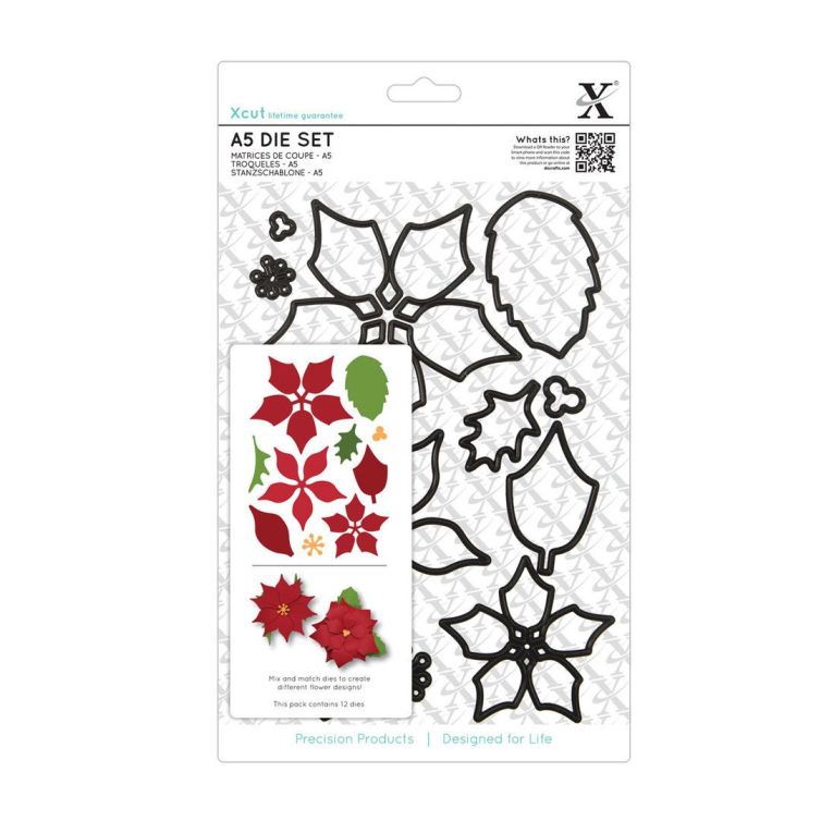 Troqueles A5 Poinsettia Art.-Nr. XCU 503911