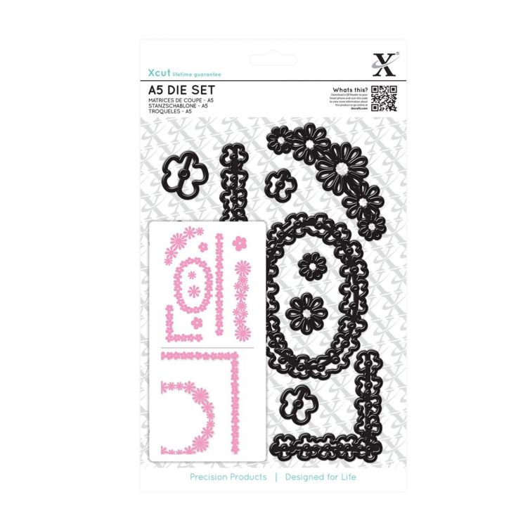 Troqueles A5 Naïve Floral Borders Art.-Nr. XCU 503245