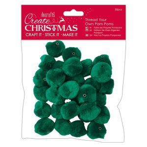 Pompones (30PCS) - Verde Art.-Nr. PMA 105961