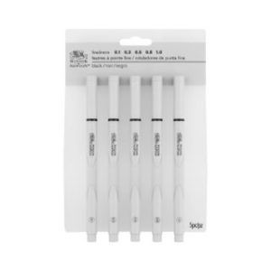 Fineliner Set 5 surtido black